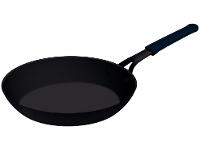 Frigideira Tramontina de Ferro Profissional Preta 24cm - 1