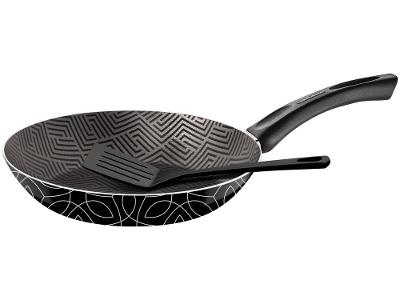 Frigideira Antiaderente Tramontina de Alumínio Paris Preta 30cm com Espátula
