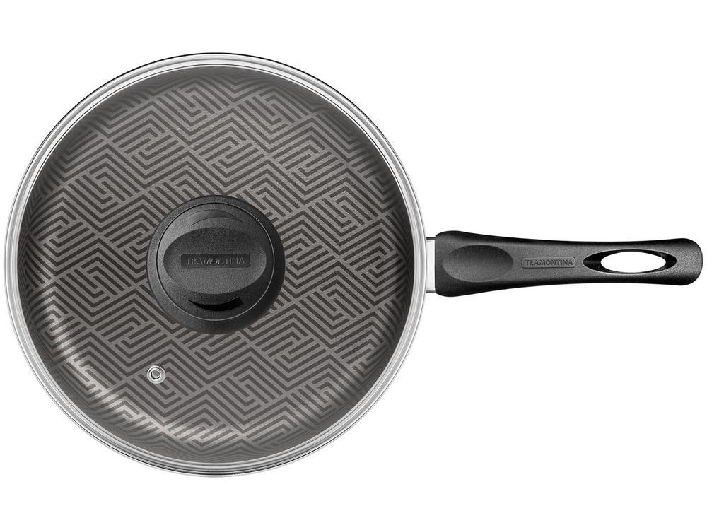 Frigideira Antiaderente Tramontina de Alumínio Paris Chumbo 24cm - 3