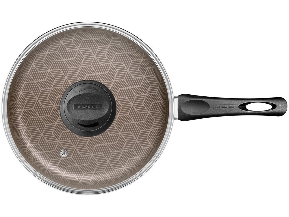 Frigideira Antiaderente Tramontina de Alumínio Paris Vermelha 24cm - 3