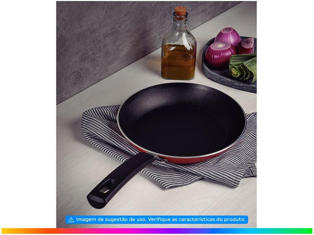 Frigideira Antiaderente Tramontina de Alumínio Sicília Vermelha 20cm - 2