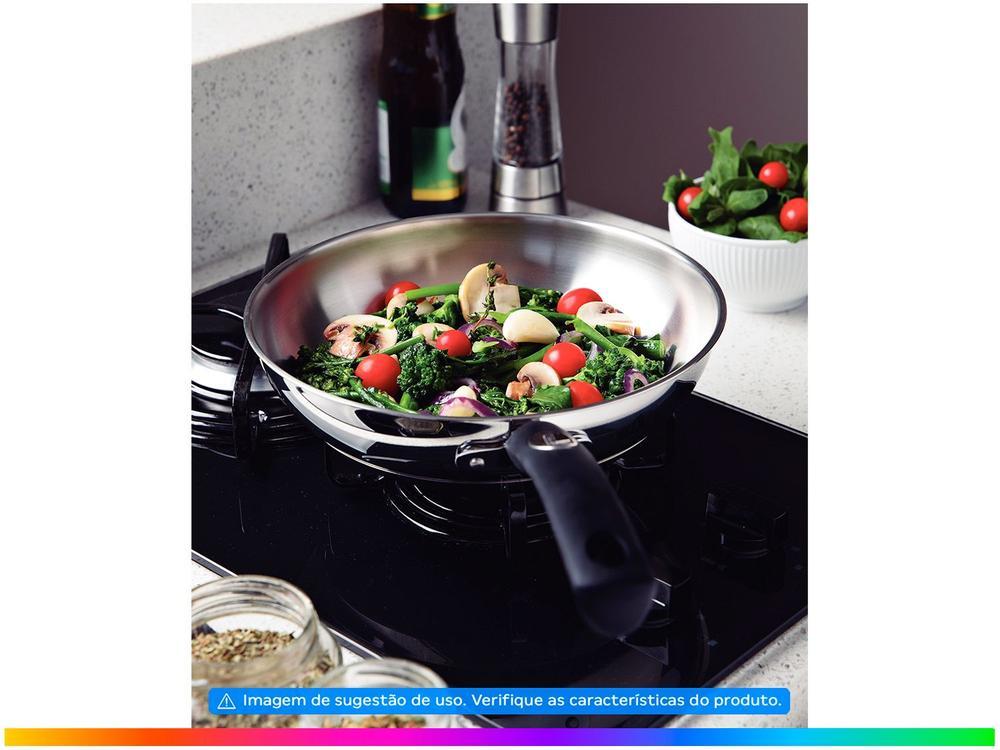Frigideira Tramontina Inox Solar Silicone 20cm - 2
