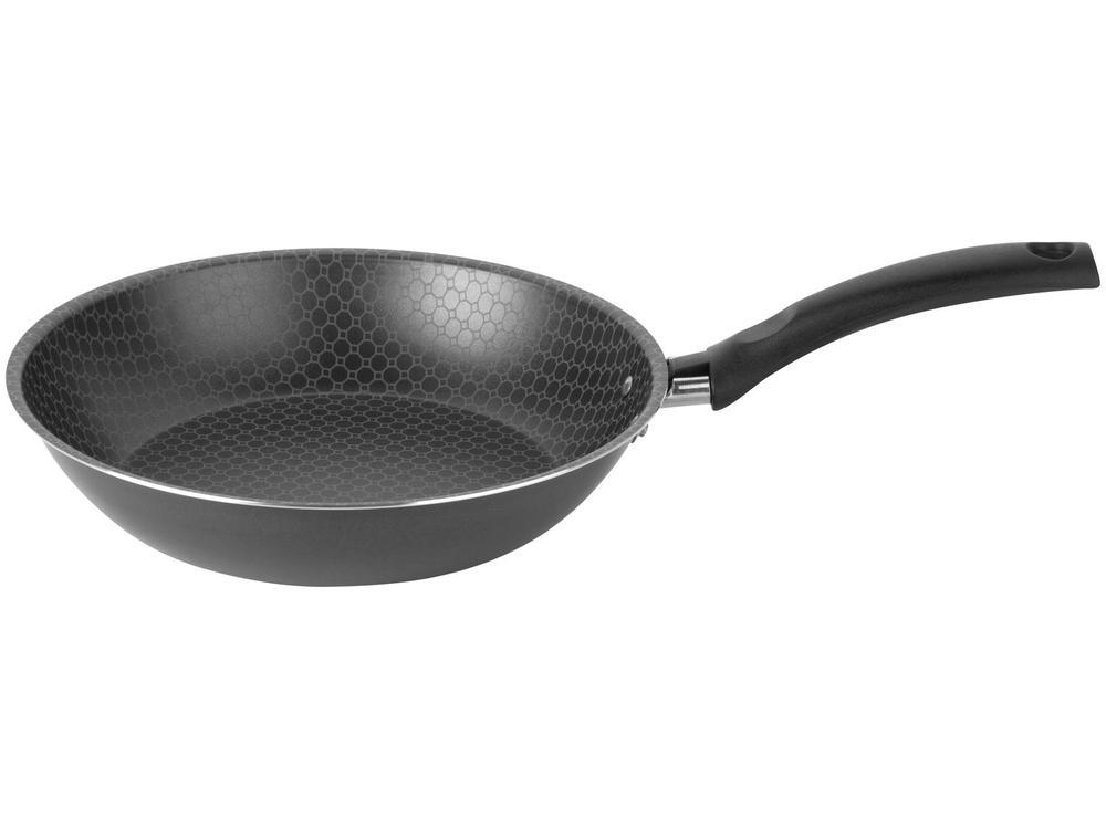 Frigideira Antiaderente Multiflon de Alumínio Essencial Cinza 22cm - 1