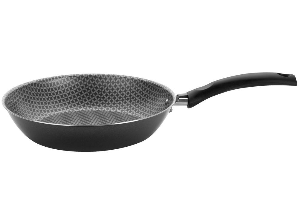 Frigideira Antiaderente Multiflon de Alumínio Essencial Cinza 24cm - 1