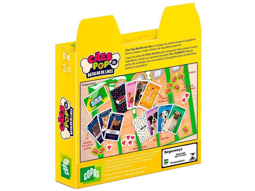 Jogo Cães Pop Batalha de Likes Tabuleiro - 6
