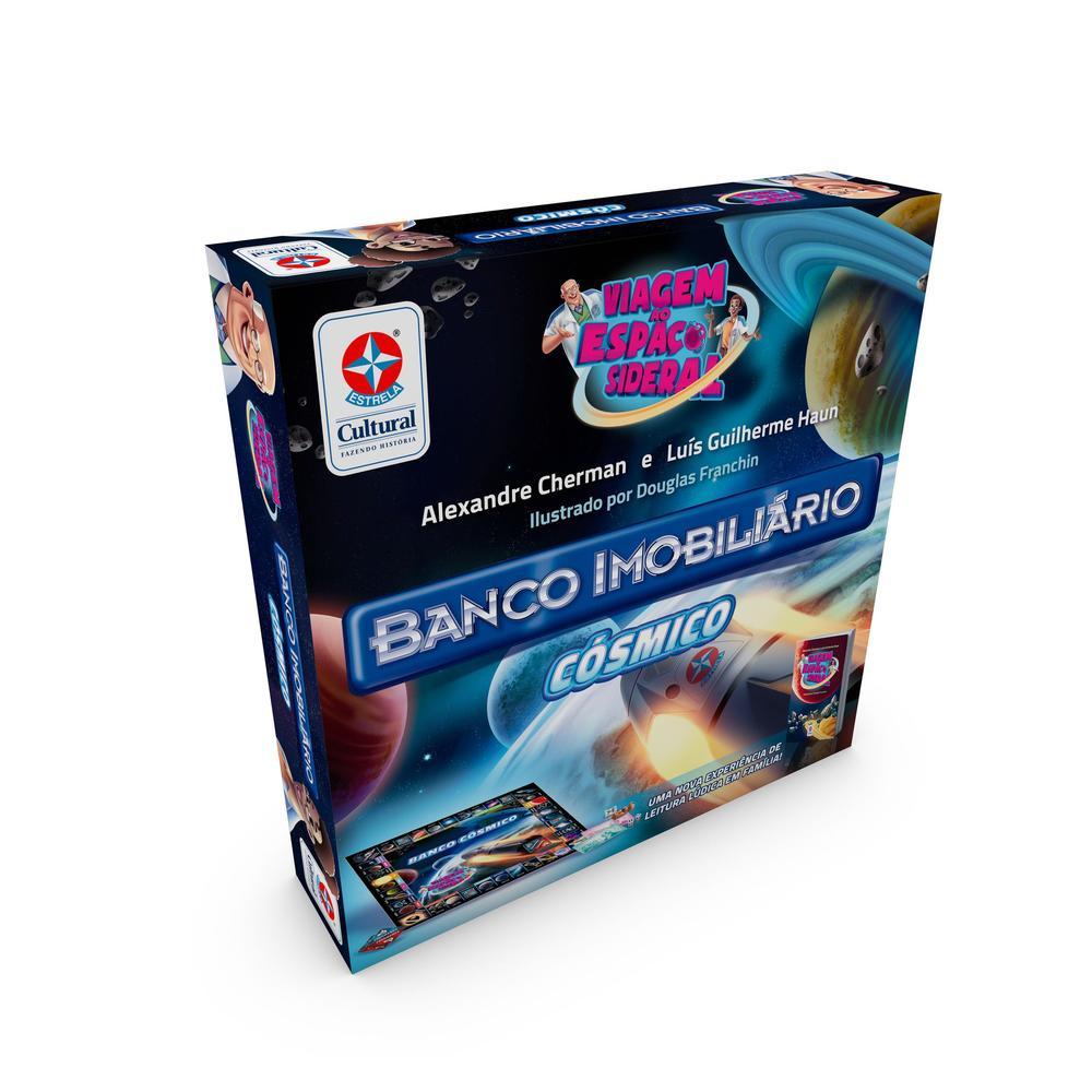 Livro Viagem ao Espaço Sideral com Banco Imobiliário Cósmico - 1