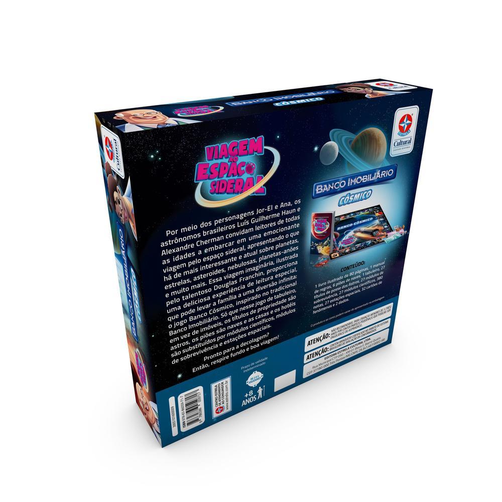 Livro Viagem ao Espaço Sideral com Banco Imobiliário Cósmico - 2