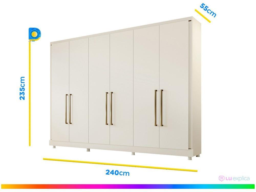 Guarda-roupa Casal 6 Portas 6 Gavetas - 3