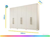 Guarda-roupa Casal 6 Portas 6 Gavetas - 3