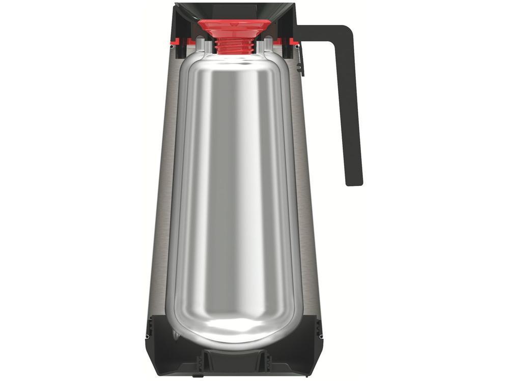 Bule Térmico de Aço Inox Preto com Tampa 750ml Tramontina Exata - 5