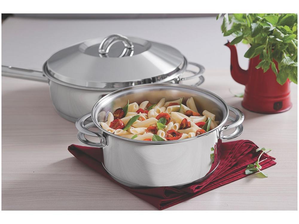 Jogo de Panelas Tramontina Solar 65510/560 Inox - 2