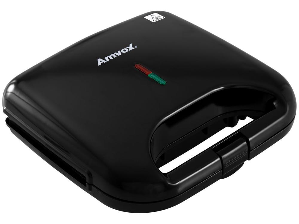 Sanduicheira Amvox AMS 370 Preta 750W - 6