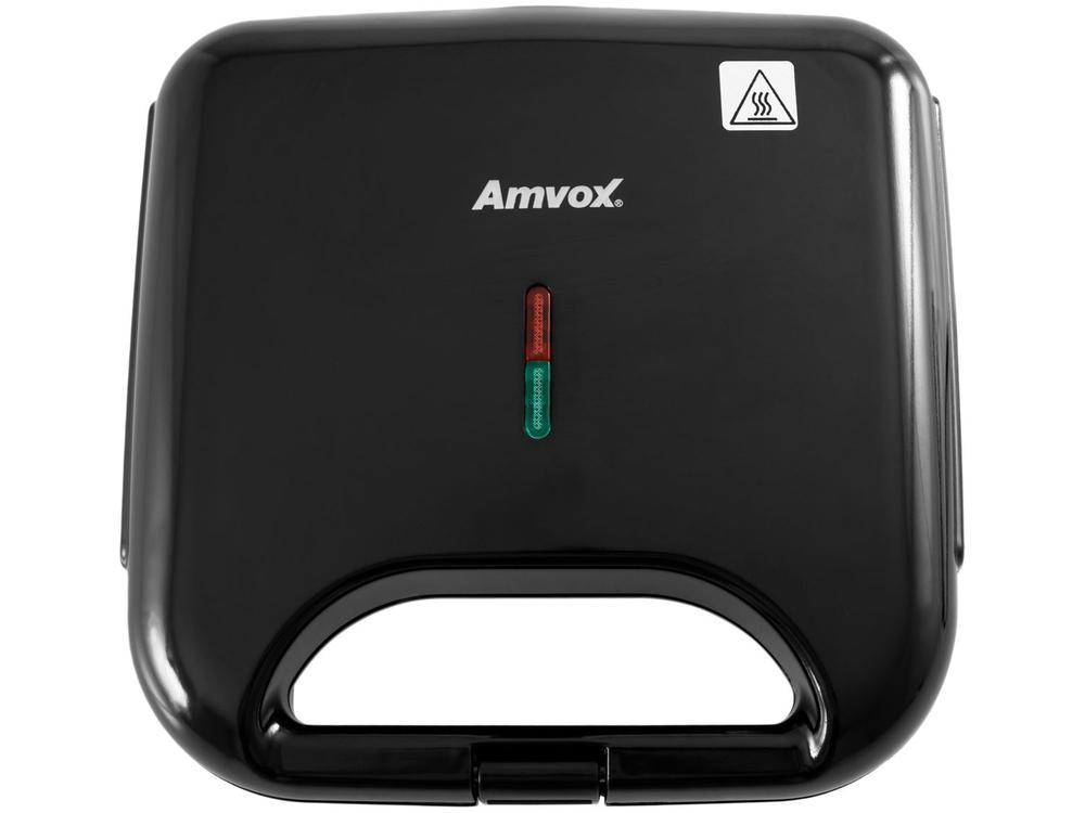 Sanduicheira Amvox AMS 370 Preta 750W - 7