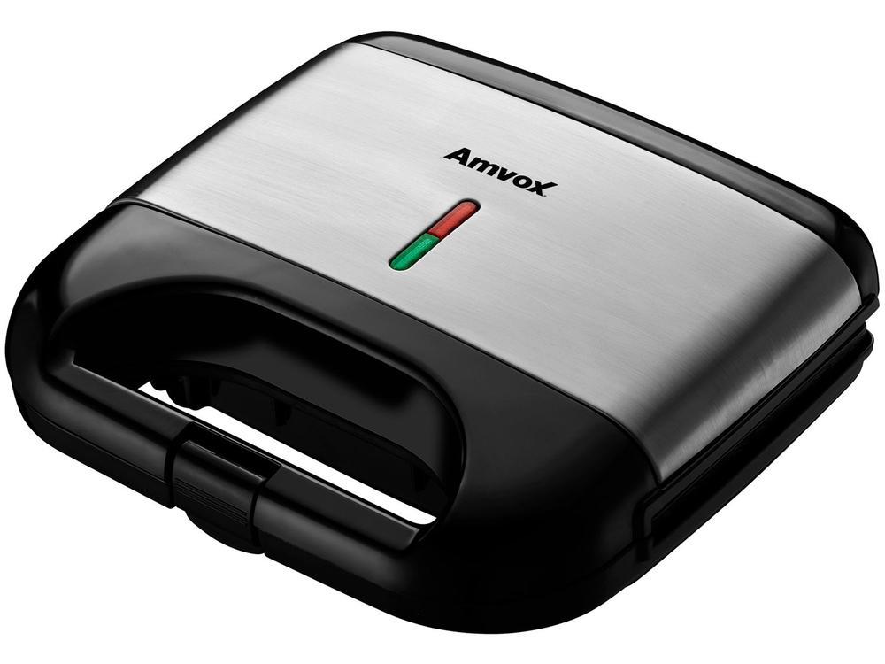 Sanduicheira Amvox AMS 500 Black 750W - 11