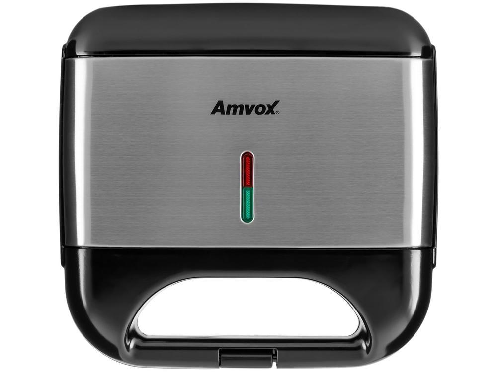 Sanduicheira Amvox AMS 500 Black 750W - 6