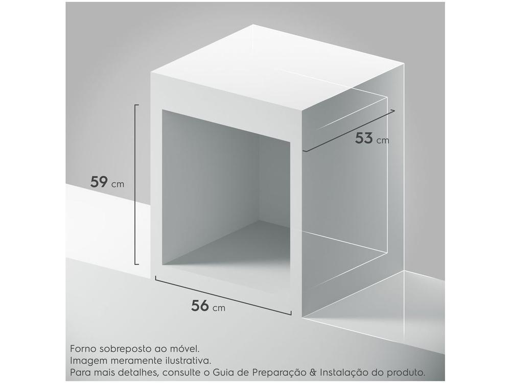 Forno a Gás de Embutir Continental 80L - 12
