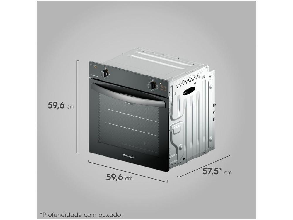 Forno a Gás de Embutir Continental 80L - 5
