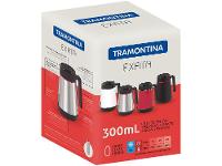 Bule Térmico de Aço Inox Preto com Tampa 300ml Tramontina Exata - 6