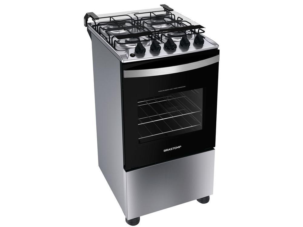 Fogão 4 Bocas Brastemp Inox BFO4NBR - 4