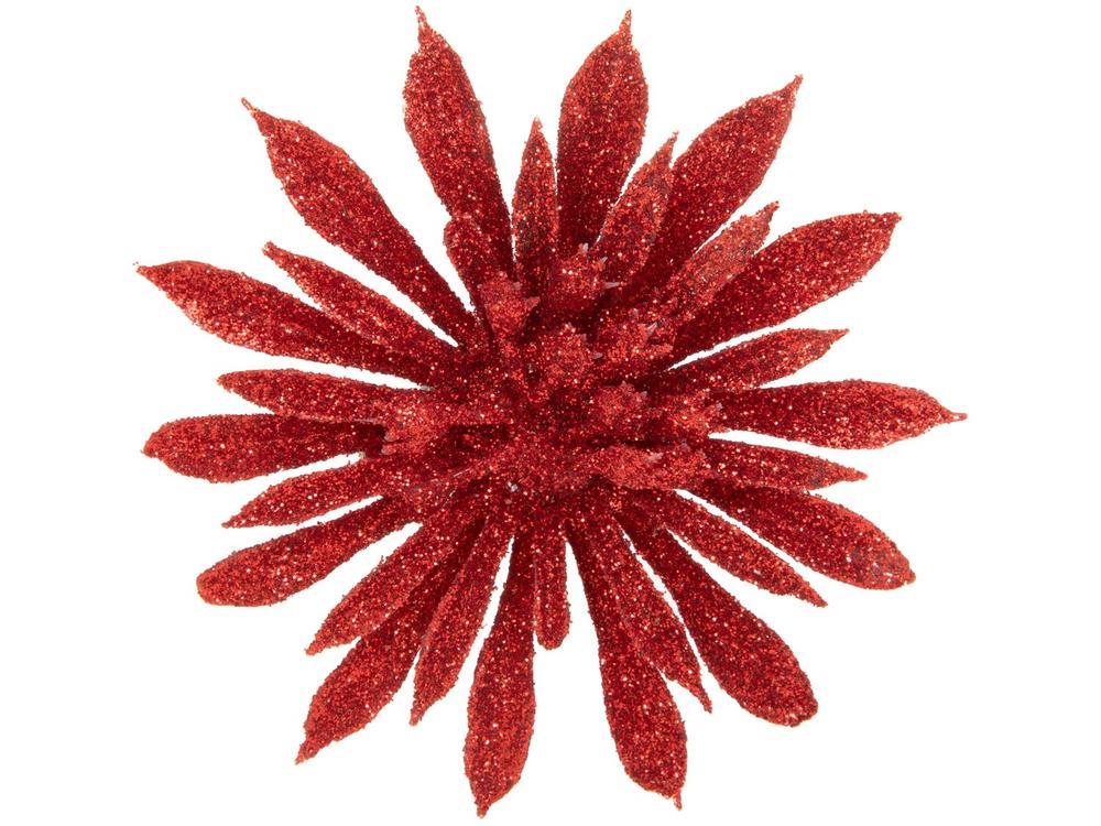 Kit 3 Enfeites para Árvore de Natal Flor - 3