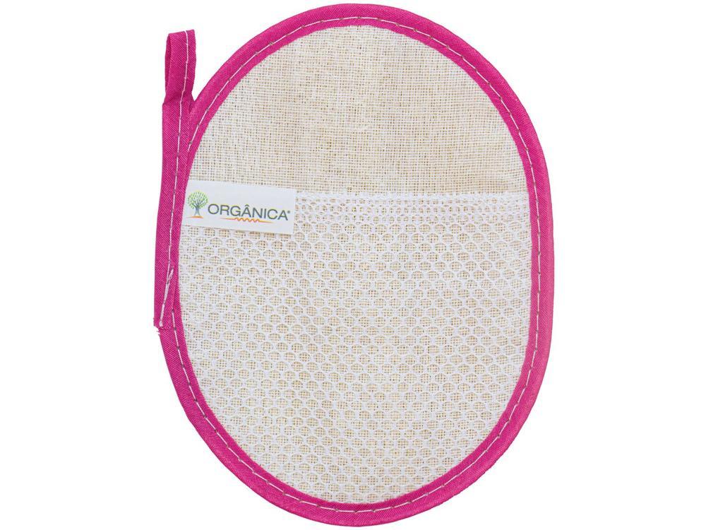 Esponja de Banho Vegetal Orgânica Luva Oval - 2