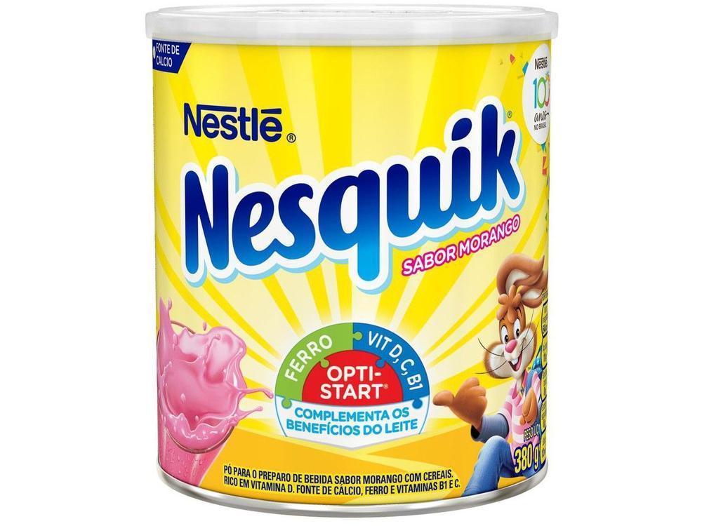 Achocolatado em Pó Nescau Nesquik Morango - 6
