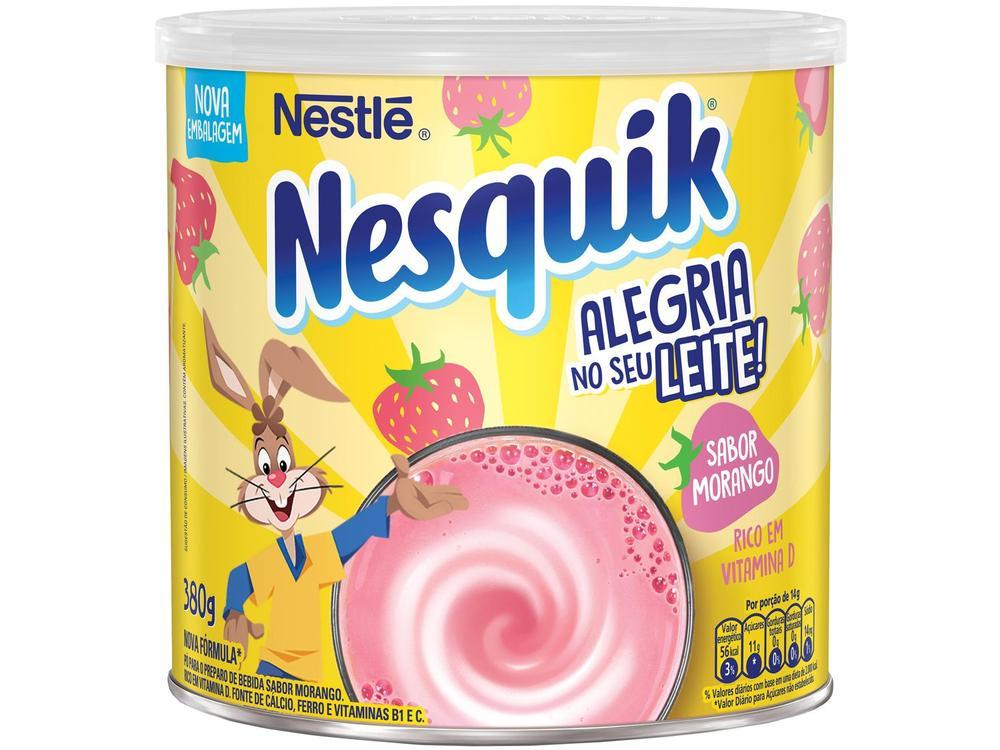 Achocolatado em Pó Nescau Nesquik Morango - 1