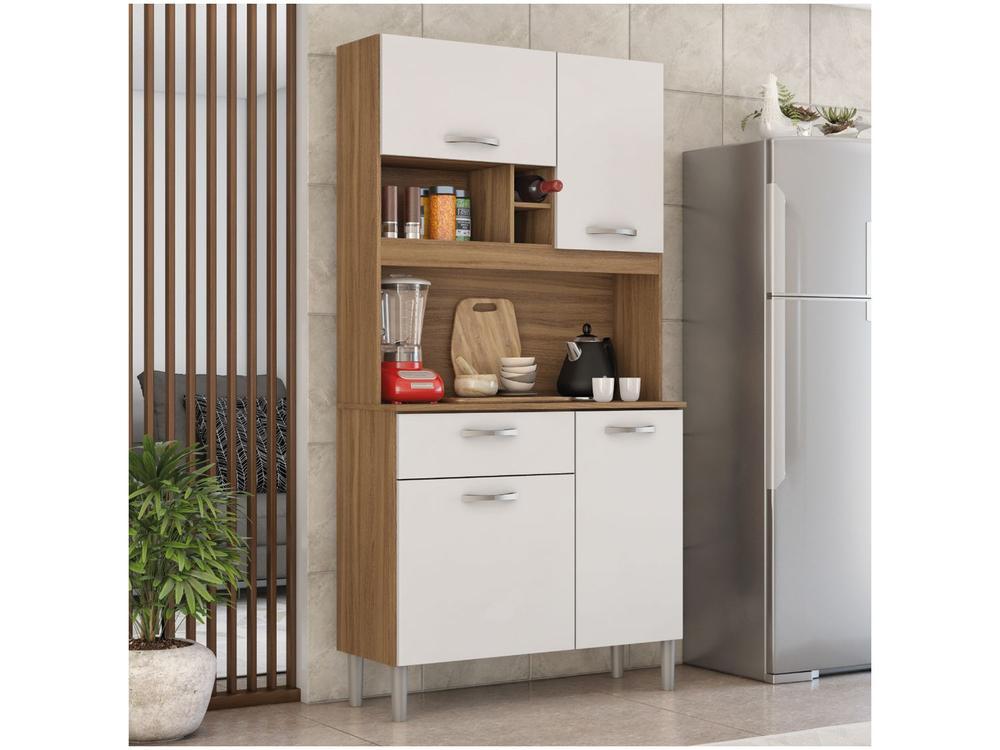 Armário de Cozinha Compacta Demobile Malta 4 Portas - 15