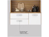 Armário de Cozinha Compacta Demobile Malta 4 Portas - 11