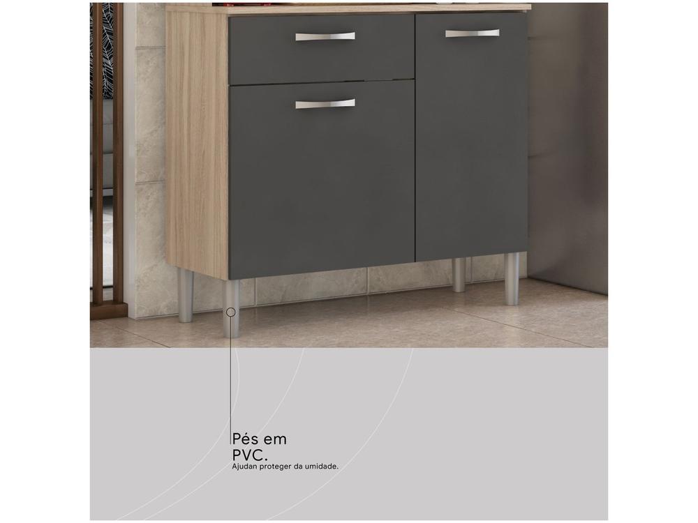 Armário de Cozinha Compacta Demobile Malta 4 Portas - 10