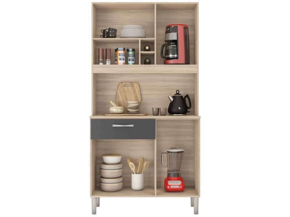 Armário de Cozinha Compacta Demobile Malta 4 Portas - 12