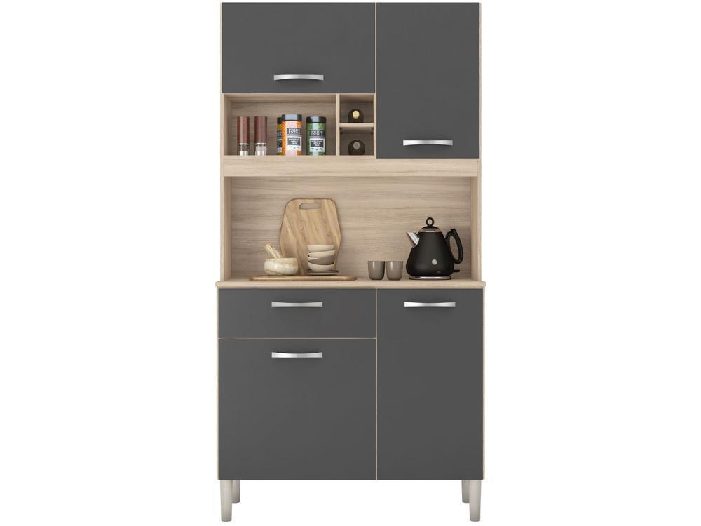 Armário de Cozinha Compacta Demobile Malta 4 Portas - 13