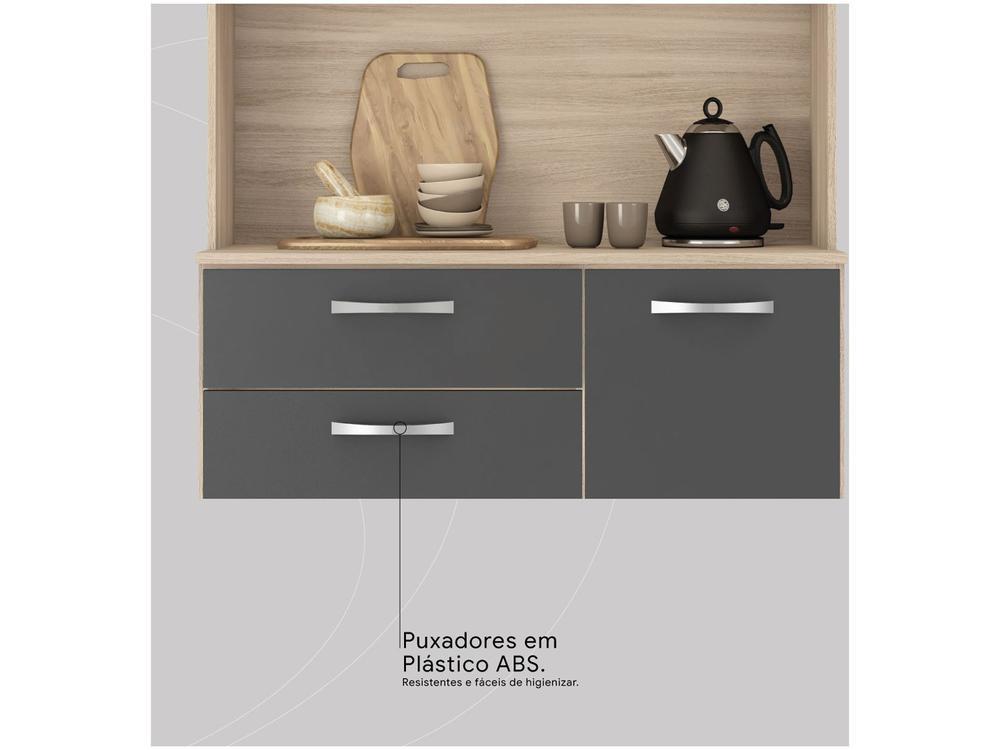 Armário de Cozinha Compacta Demobile Malta 4 Portas - 8