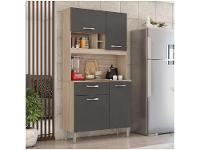 Armário de Cozinha Compacta Demobile Malta 4 Portas - 15