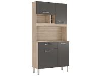 Armário de Cozinha Compacta Demobile Malta 4 Portas - 16