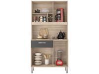 Armário de Cozinha Compacta Demobile Malta 4 Portas - 12