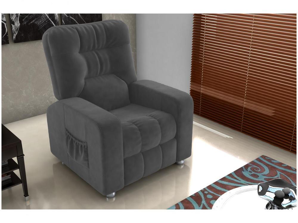 Poltrona do Papai Reclinável Moderna 3 Posições Matrix Azera - 3