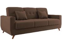 Sofá-cama Casal 3 Lugares com Baú Reclinável Veludo Matrix Pâmela - 5