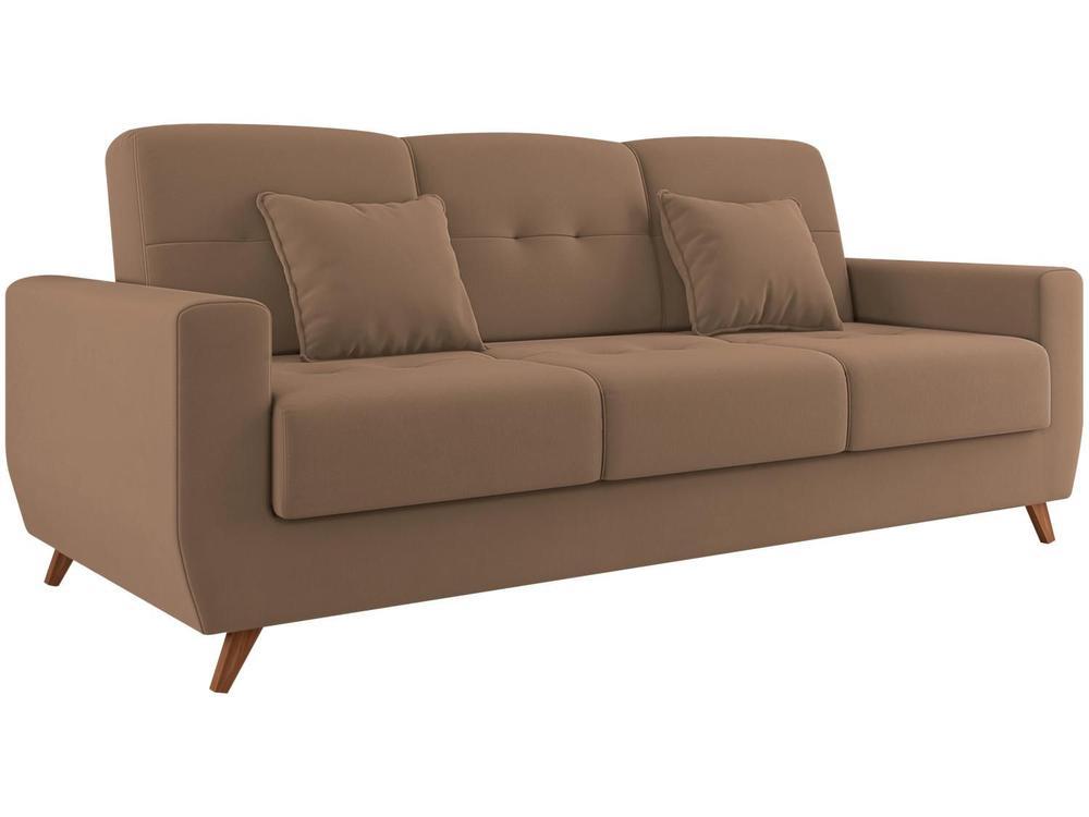 Sofá-cama Casal 3 Lugares com Baú Reclinável Veludo Matrix Pâmela - 5