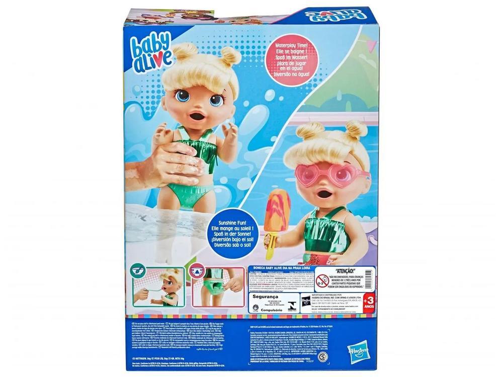 Boneca Baby Alive Dia na Praia Loira - 9