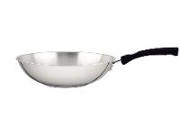 Panela Wok Antiaderente Fundo triplo Tramontina Solar Silicone Inox 28cm - 1