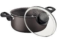 Caçarola Tramontina Antiaderente com Tampa Chumbo 6,3L 26cm Paris - 3