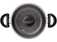 Caçarola Tramontina Antiaderente com Tampa Chumbo 6,3L 26cm Paris