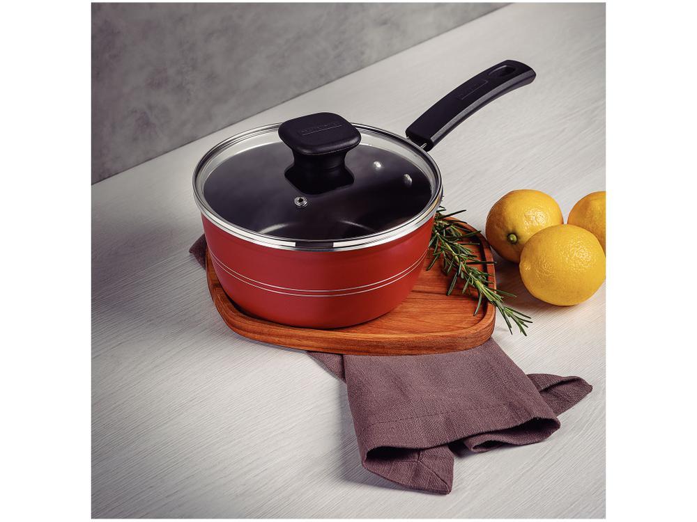 Panela Tramontina Antiaderente de Alumínio Vermelha 18cm 1,9L Sicília - 2