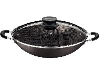 Panela Wok Antiaderente Tramontina de Alumínio Paris Chumbo 32cm - 1