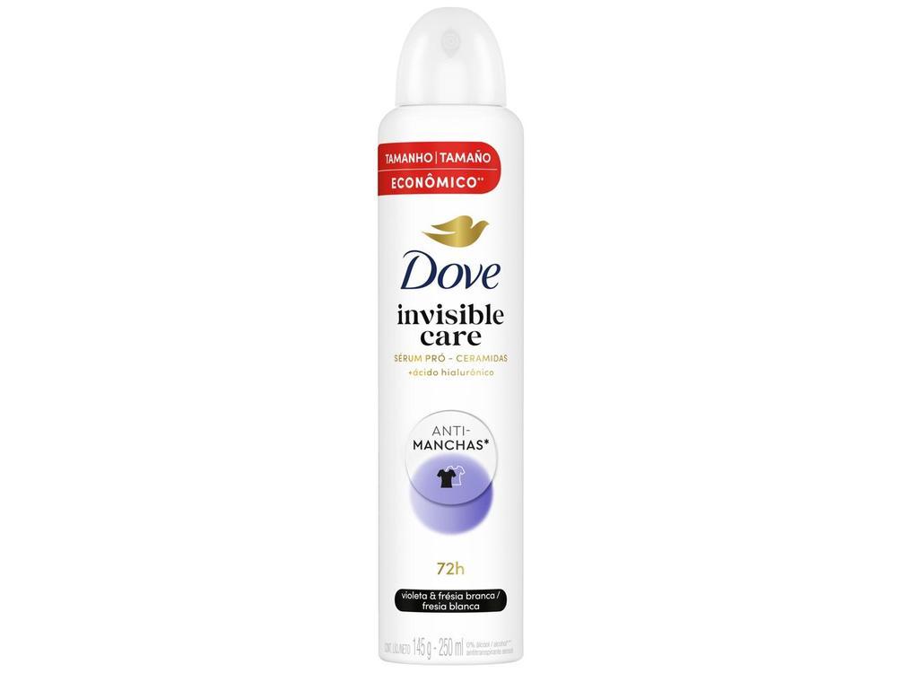 Desodorante Antitranspirante Aerosol Dove Invisible Care 250ml - 1