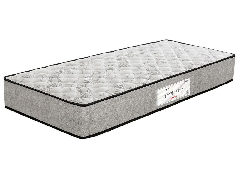 Colchão Solteiro de Espuma D33 14x78x188cm Turquesa - 1