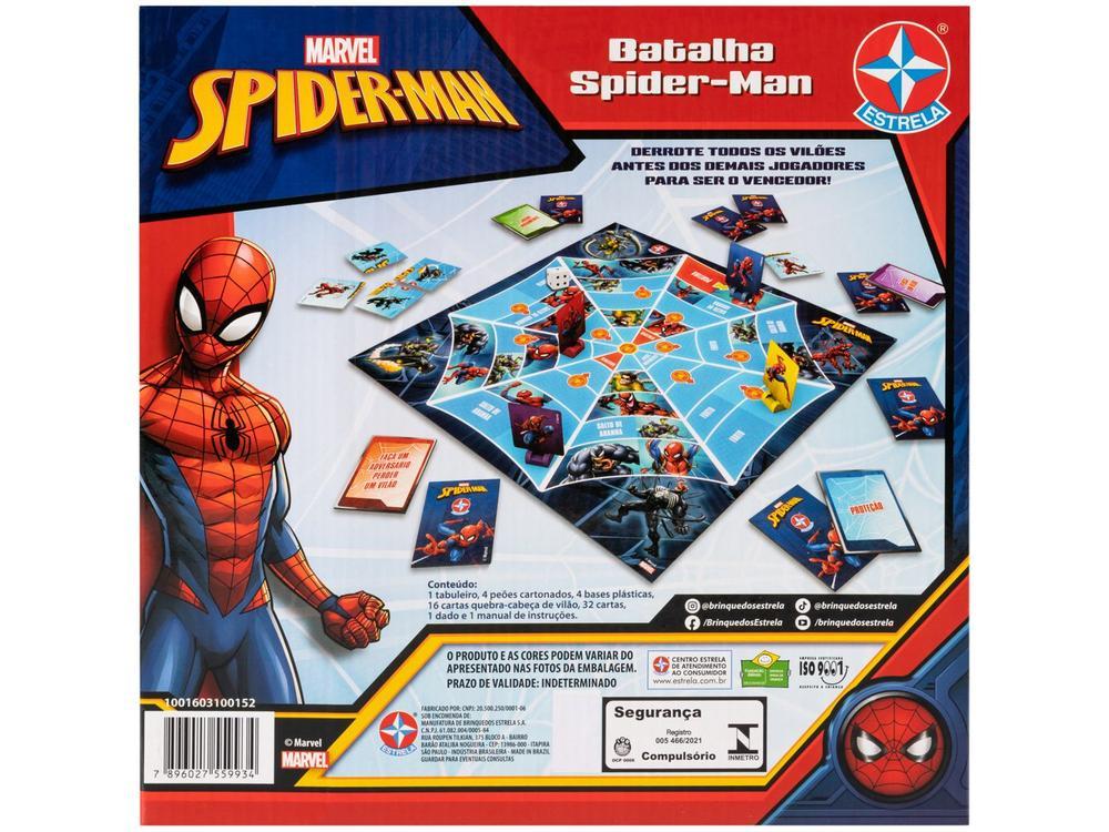 Jogo Batalha Spider Man Tabuleiro Estrela - 8