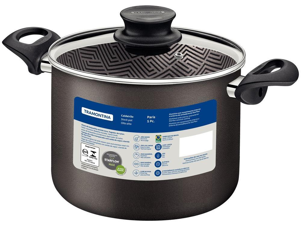 Caldeirão de Alumínio Tramontina Antiaderente Chumbo 3,1L 18cm Paris - 3