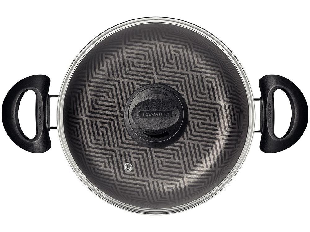 Caçarola Tramontina Antiaderente com Tampa Chumbo 3,8L 22cm Paris - 4